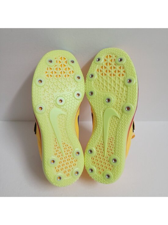 NEW Nike High Jump Elite Track & Field Shoes SPIKES FZ9636-800 Size 9.5 Yellow main image 7